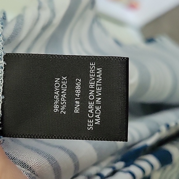 Torrid Blue and White Striped Maxi Rayon Slub Button Front Godet A-line Dress - Picture 7 of 11